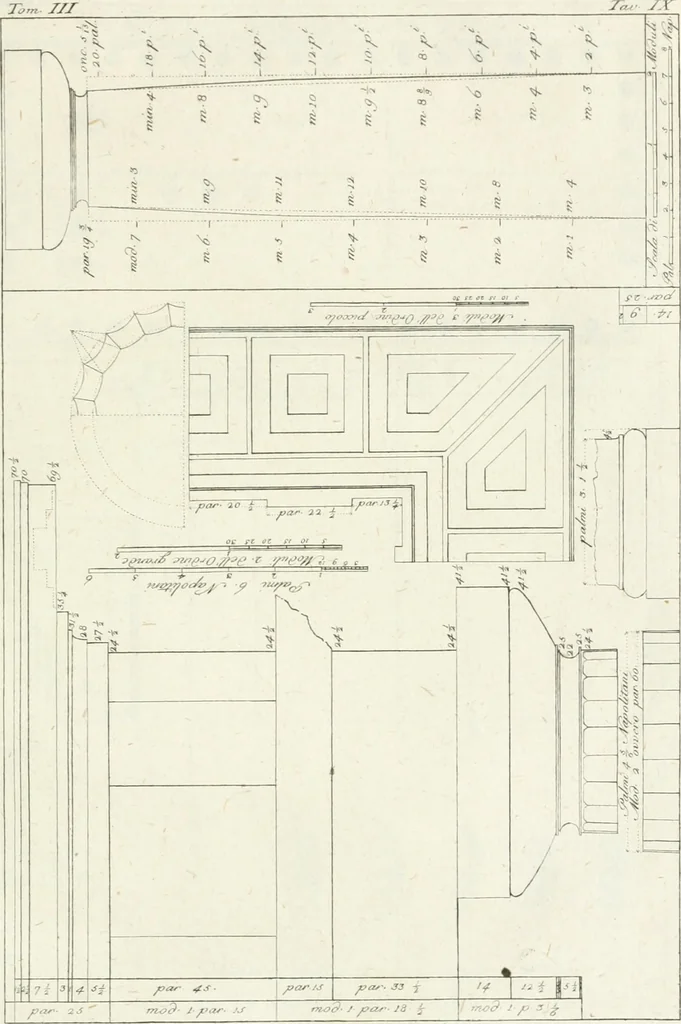 An illustration from Storia delle arti del disegno presso gli antichi, 1783, leaf 678
