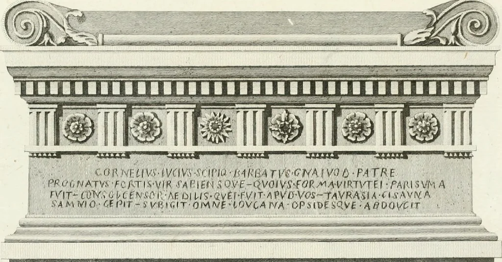 An illustration from Storia delle arti del disegno presso gli antichi, 1783, leaf 688