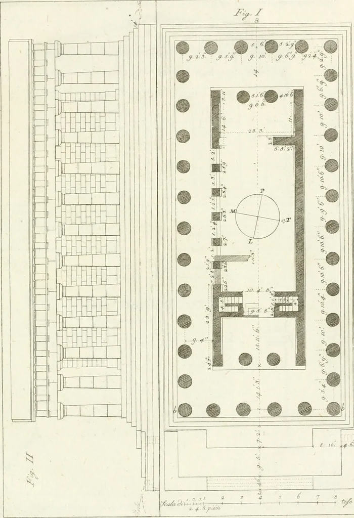 An illustration from Storia delle arti del disegno presso gli antichi, 1783, leaf 698