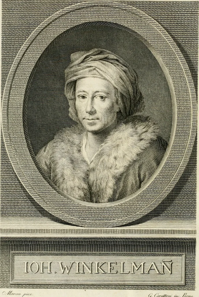 An illustration from Storia delle arti del disegno presso gli antichi, 1783, leaf 7