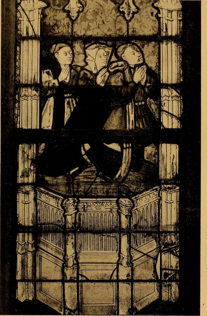 An illustration from Storied windows : a traveller's introduction to the study of old church glass, from the twelfth century to the Renaissance, especially in France, 1914, leaf 124
