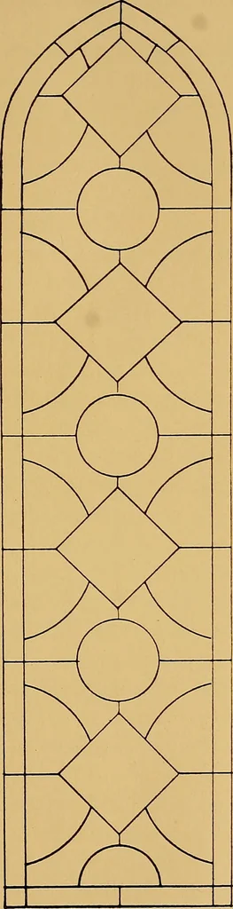 An illustration from Storied windows : a traveller's introduction to the study of old church glass, from the twelfth century to the Renaissance, especially in France, 1914, leaf 186