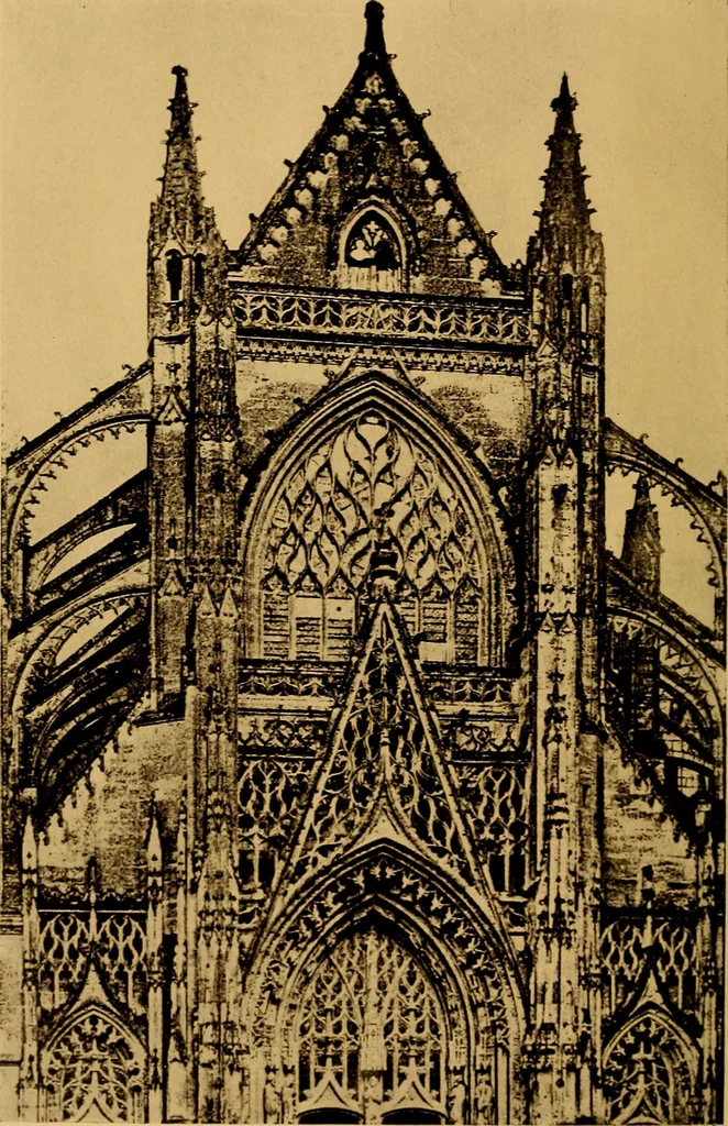 An illustration from Storied windows : a traveller's introduction to the study of old church glass, from the twelfth century to the Renaissance, especially in France, 1914, leaf 191