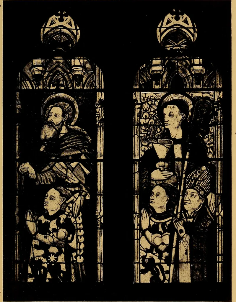 An illustration from Storied windows : a traveller's introduction to the study of old church glass, from the twelfth century to the Renaissance, especially in France, 1914, leaf 208