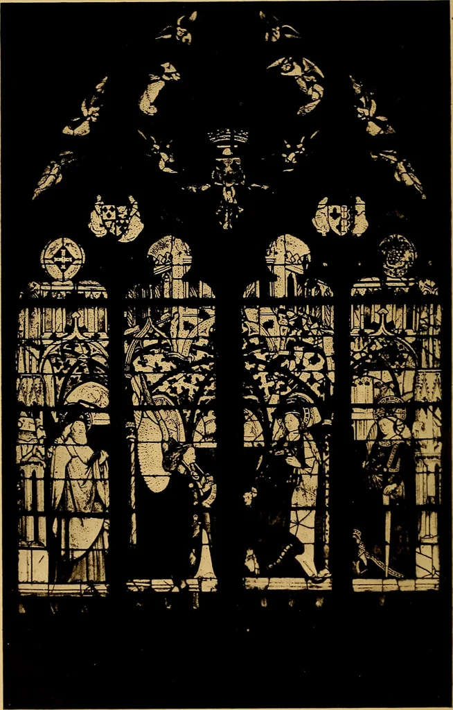 An illustration from Storied windows : a traveller's introduction to the study of old church glass, from the twelfth century to the Renaissance, especially in France, 1914, leaf 257