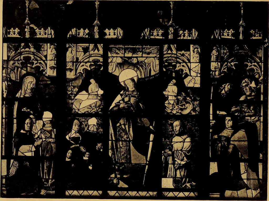An illustration from Storied windows : a traveller's introduction to the study of old church glass, from the twelfth century to the Renaissance, especially in France, 1914, leaf 272