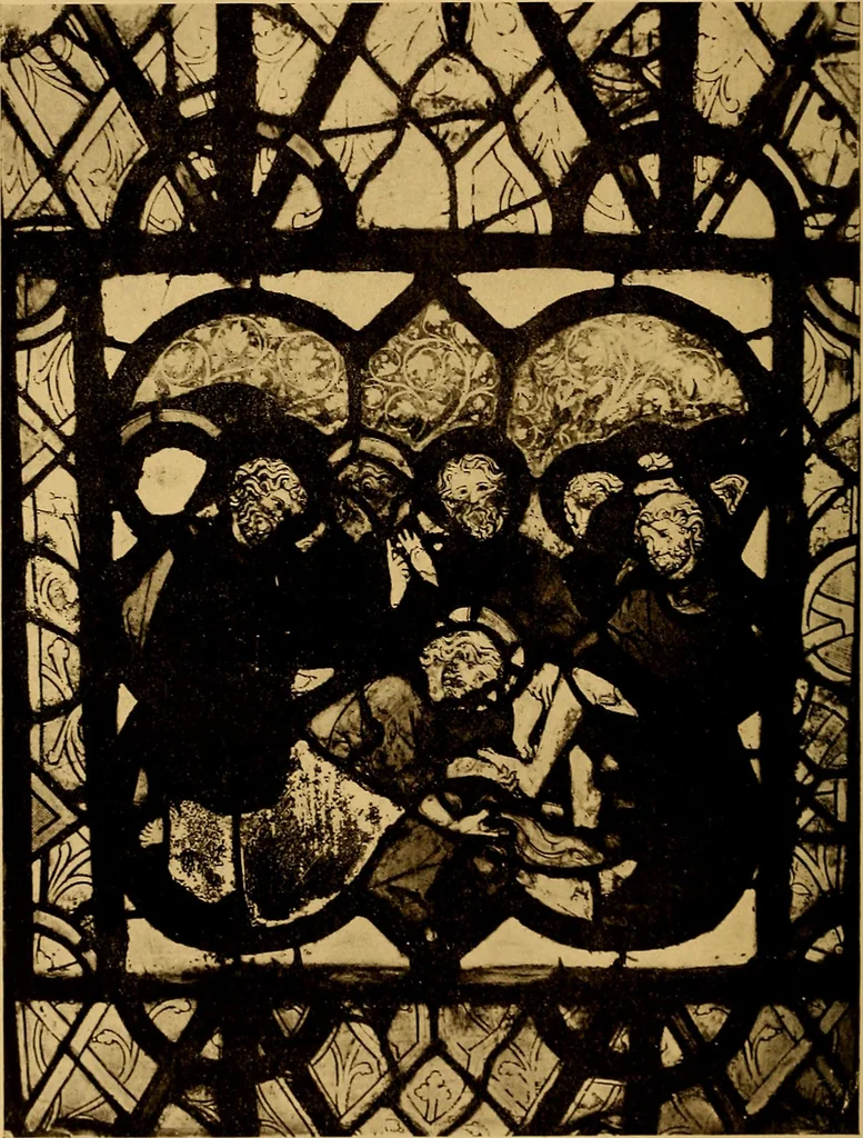 An illustration from Storied windows : a traveller's introduction to the study of old church glass, from the twelfth century to the Renaissance, especially in France, 1914, leaf 339