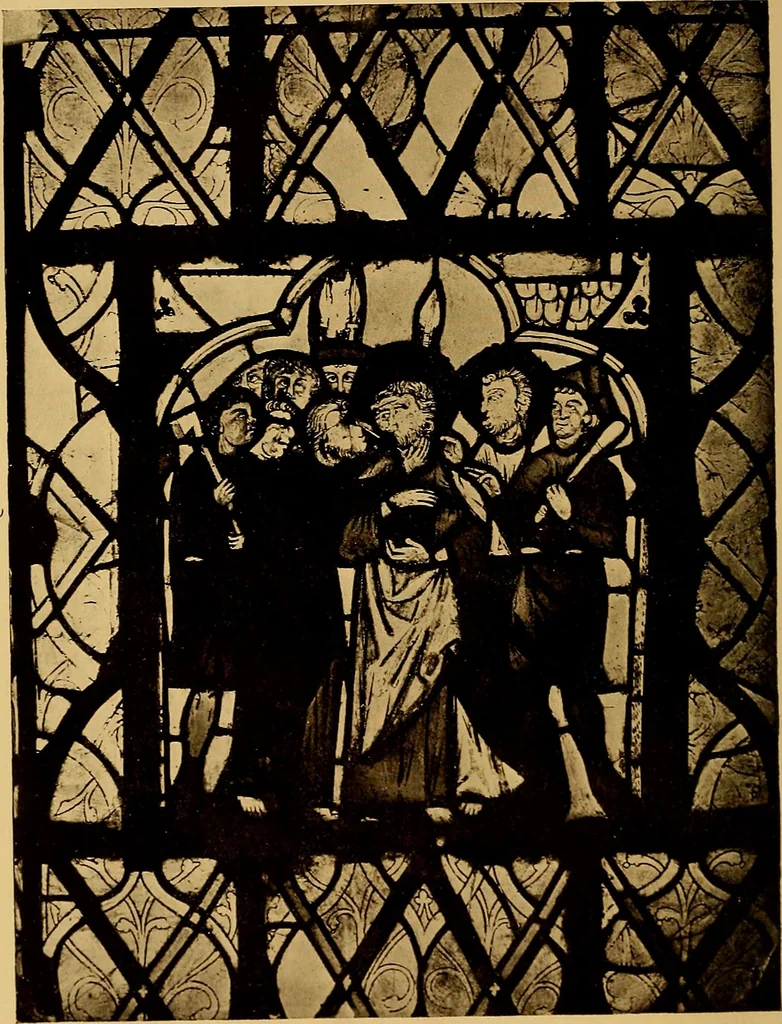 An illustration from Storied windows : a traveller's introduction to the study of old church glass, from the twelfth century to the Renaissance, especially in France, 1914, leaf 345