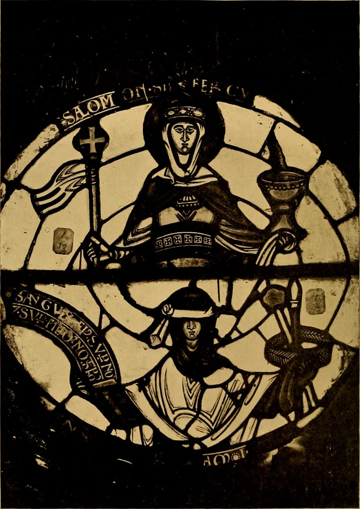 An illustration from Storied windows : a traveller's introduction to the study of old church glass, from the twelfth century to the Renaissance, especially in France, 1914, leaf 389