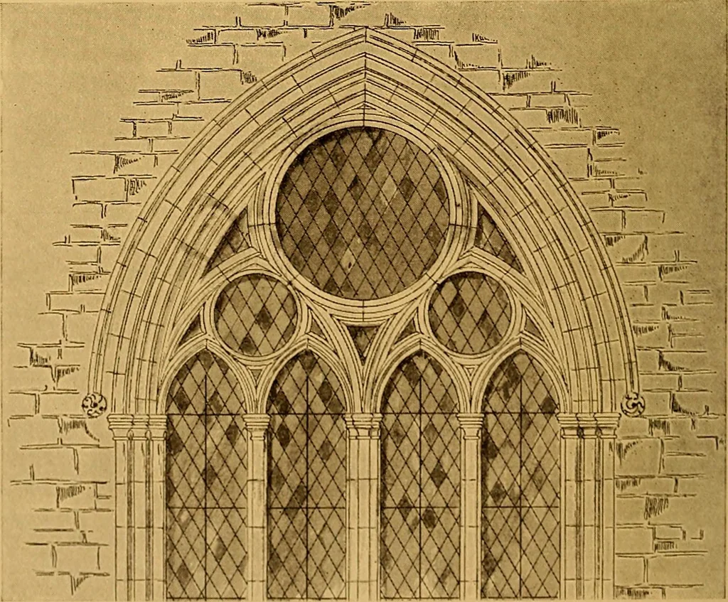 An illustration from Storied windows : a traveller's introduction to the study of old church glass, from the twelfth century to the Renaissance, especially in France, 1914, leaf 39