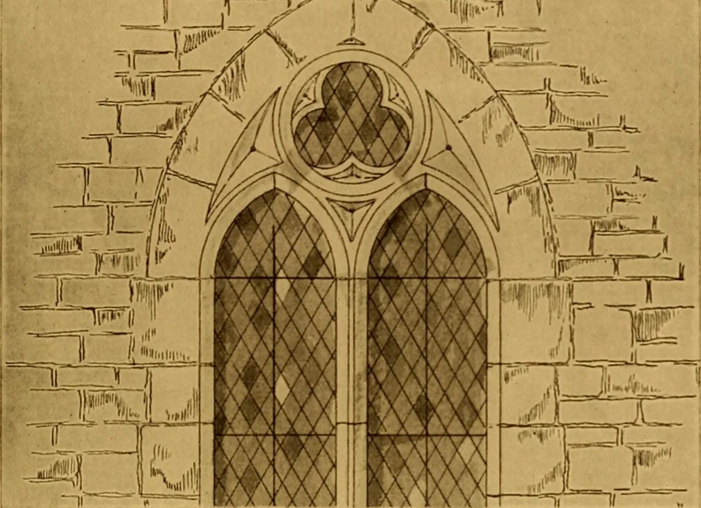An illustration from Storied windows : a traveller's introduction to the study of old church glass, from the twelfth century to the Renaissance, especially in France, 1914, leaf 42