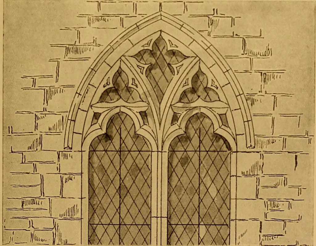 An illustration from Storied windows : a traveller's introduction to the study of old church glass, from the twelfth century to the Renaissance, especially in France, 1914, leaf 42