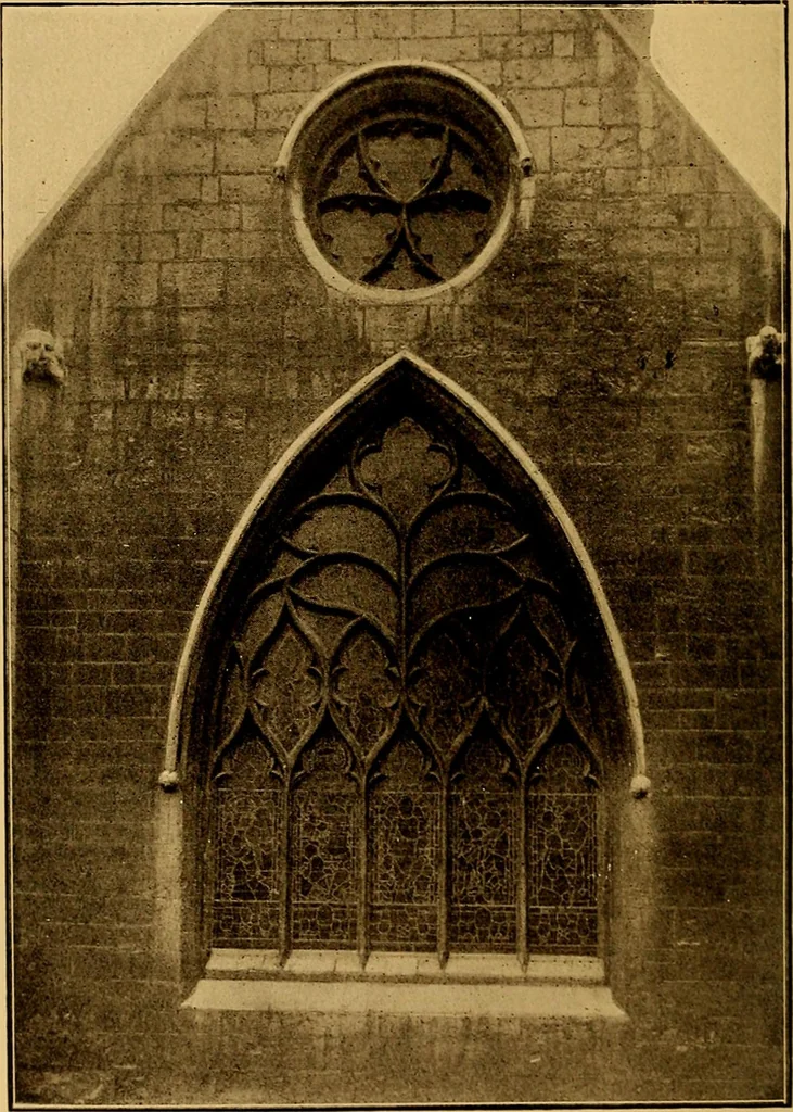 An illustration from Storied windows : a traveller's introduction to the study of old church glass, from the twelfth century to the Renaissance, especially in France, 1914, leaf 45