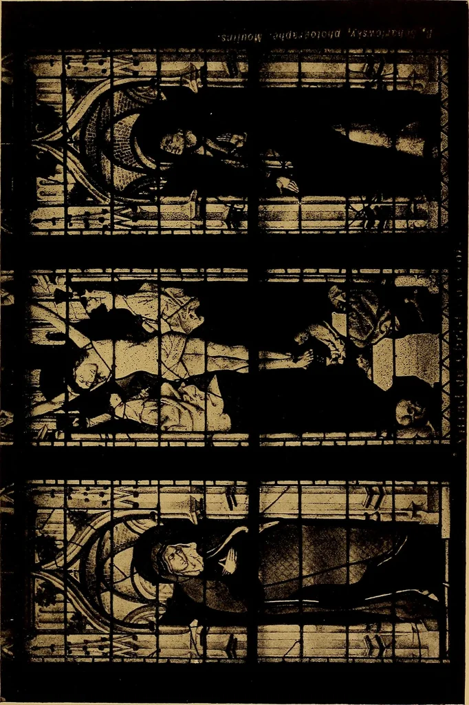 An illustration from Storied windows : a traveller's introduction to the study of old church glass, from the twelfth century to the Renaissance, especially in France, 1914, leaf 76