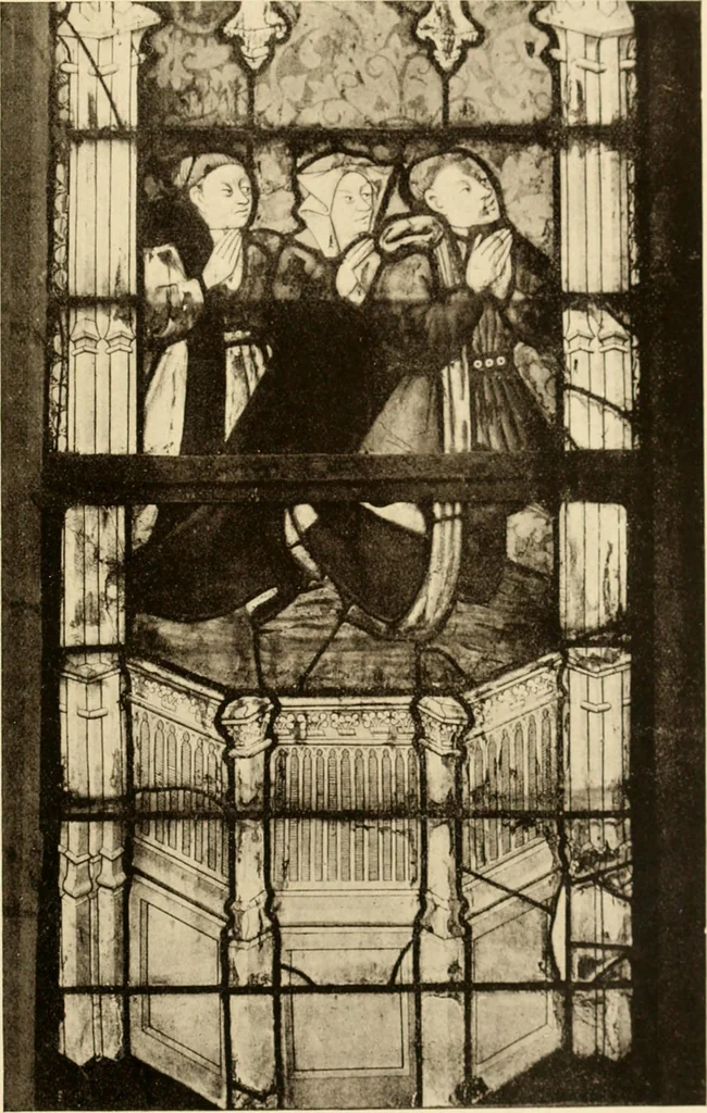 An illustration from Storied windows; a traveller's introduction to the study of old church glass, from the twelfth century to the renaissance, especially in France, 1914, leaf 124