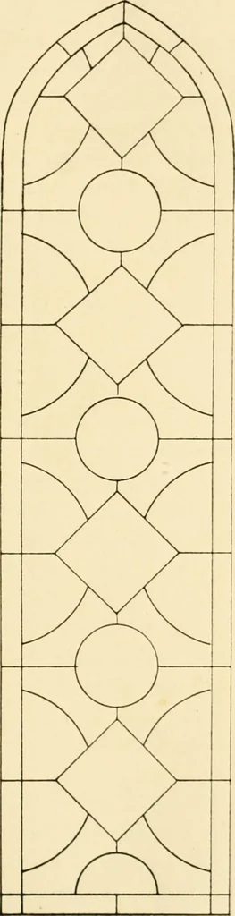 An illustration from Storied windows; a traveller's introduction to the study of old church glass, from the twelfth century to the renaissance, especially in France, 1914, leaf 186