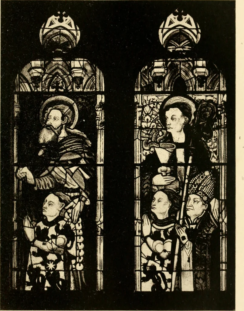 An illustration from Storied windows; a traveller's introduction to the study of old church glass, from the twelfth century to the renaissance, especially in France, 1914, leaf 208