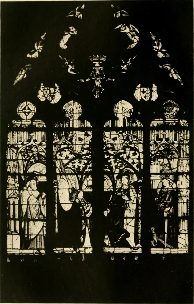 An illustration from Storied windows; a traveller's introduction to the study of old church glass, from the twelfth century to the renaissance, especially in France, 1914, leaf 257