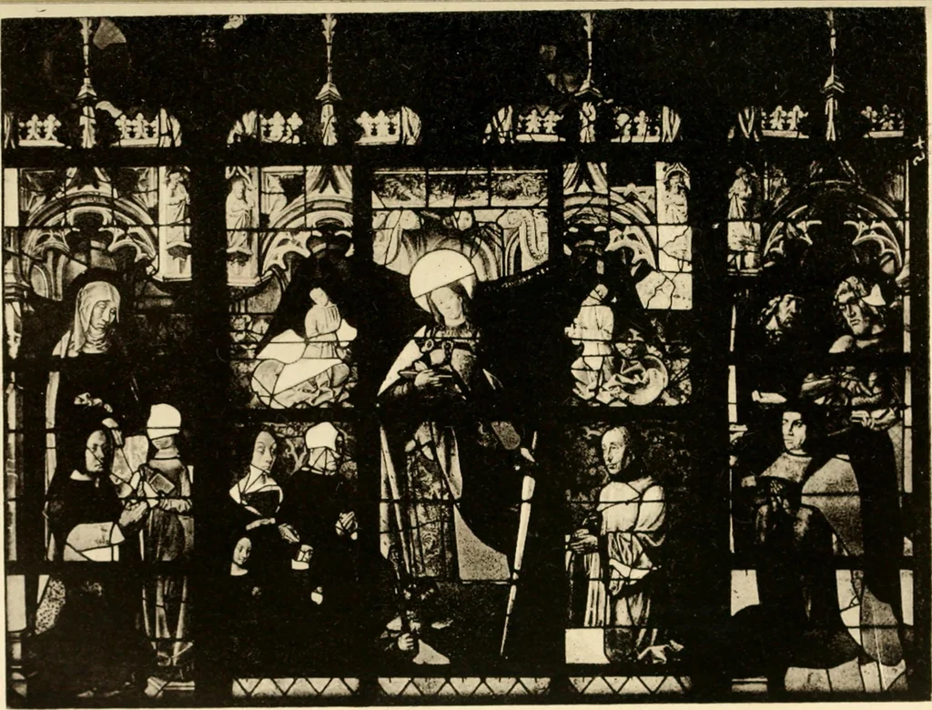 An illustration from Storied windows; a traveller's introduction to the study of old church glass, from the twelfth century to the renaissance, especially in France, 1914, leaf 272