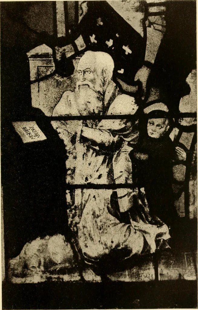 An illustration from Storied windows; a traveller's introduction to the study of old church glass, from the twelfth century to the renaissance, especially in France, 1914, leaf 282