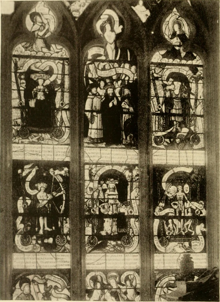 An illustration from Storied windows; a traveller's introduction to the study of old church glass, from the twelfth century to the renaissance, especially in France, 1914, leaf 325