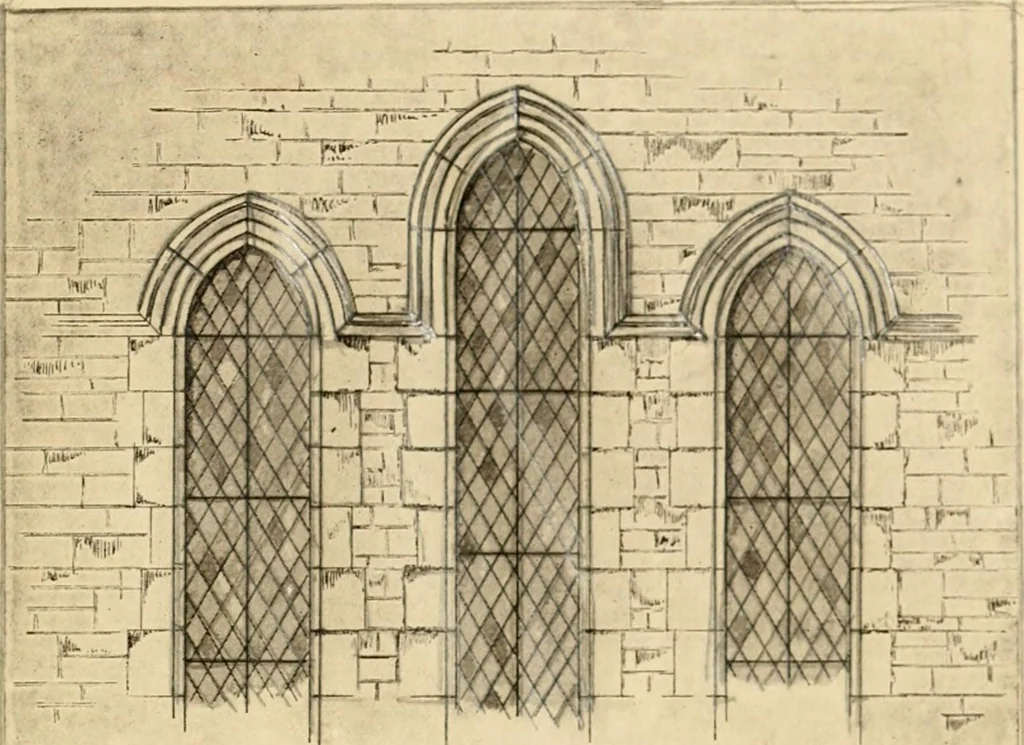 An illustration from Storied windows; a traveller's introduction to the study of old church glass, from the twelfth century to the renaissance, especially in France, 1914, leaf 36