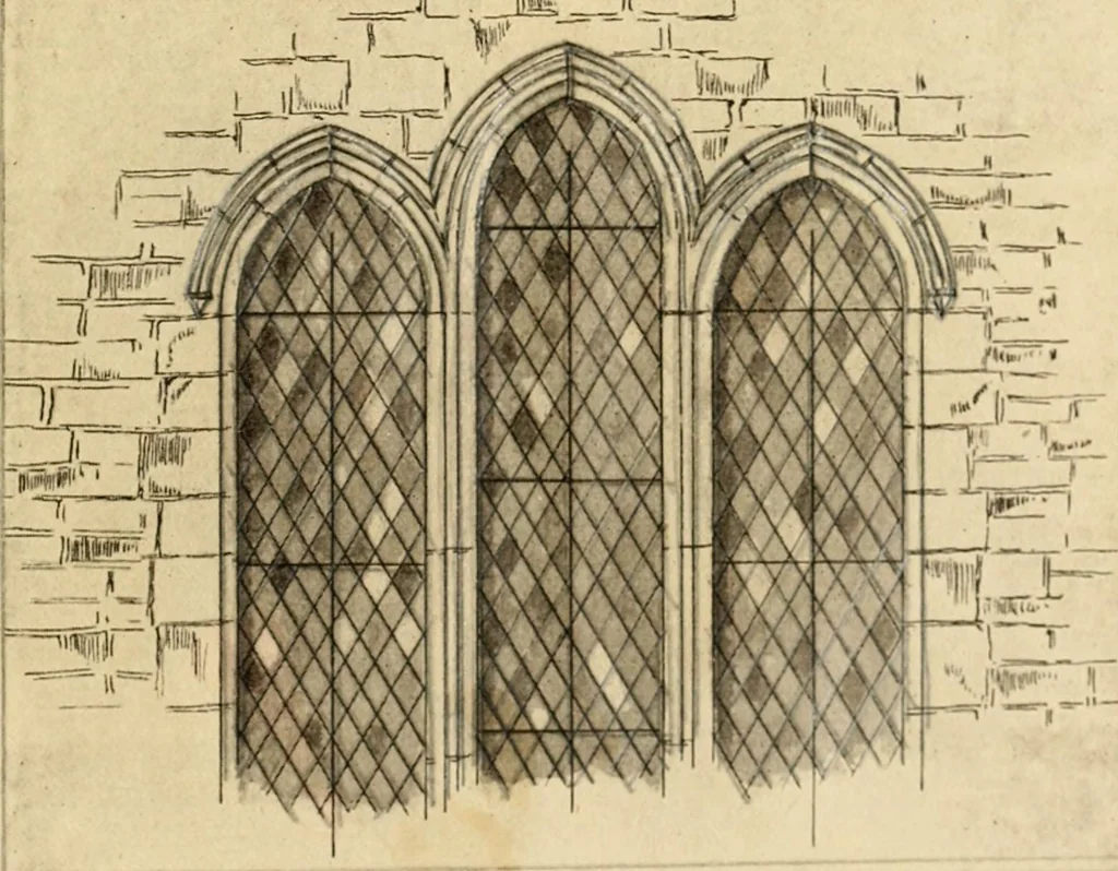 An illustration from Storied windows; a traveller's introduction to the study of old church glass, from the twelfth century to the renaissance, especially in France, 1914, leaf 36