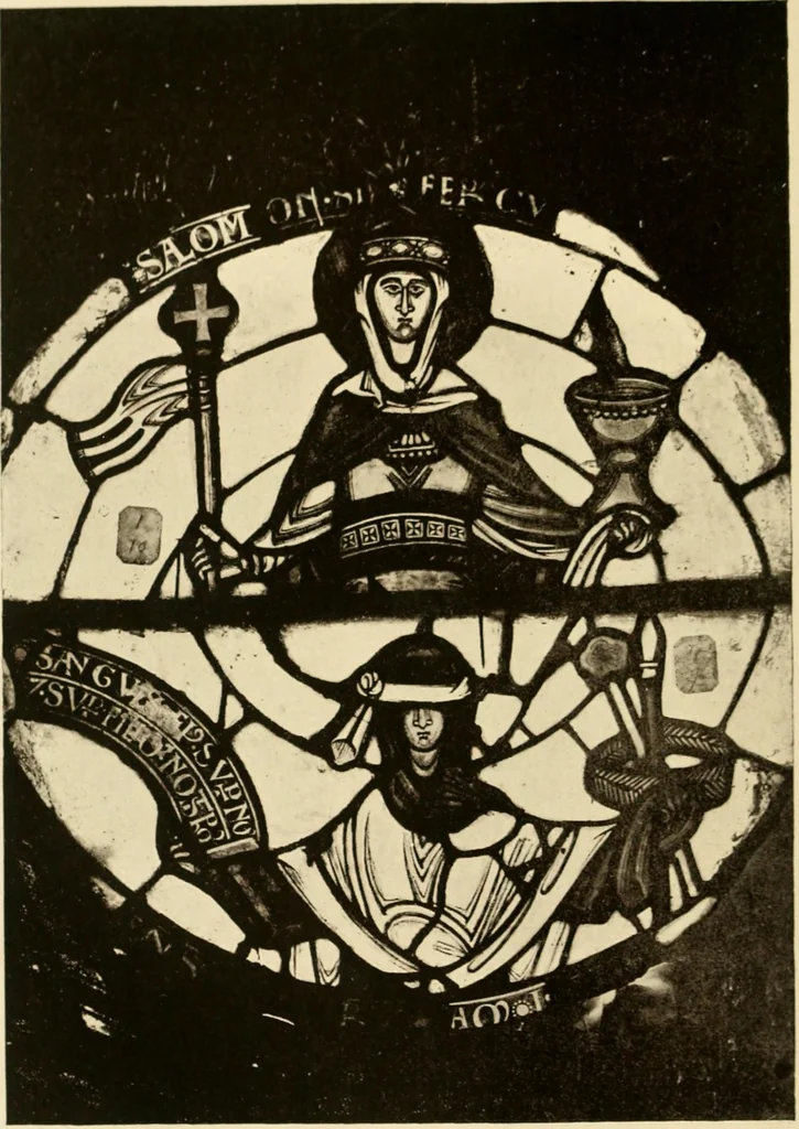 An illustration from Storied windows; a traveller's introduction to the study of old church glass, from the twelfth century to the renaissance, especially in France, 1914, leaf 389
