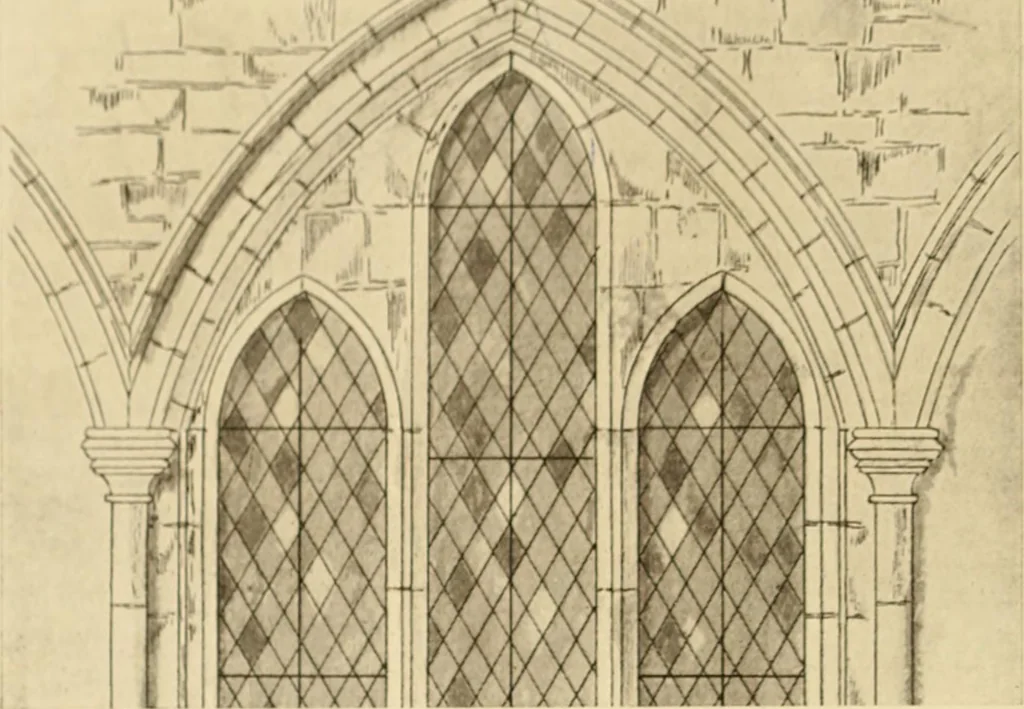 An illustration from Storied windows; a traveller's introduction to the study of old church glass, from the twelfth century to the renaissance, especially in France, 1914, leaf 39