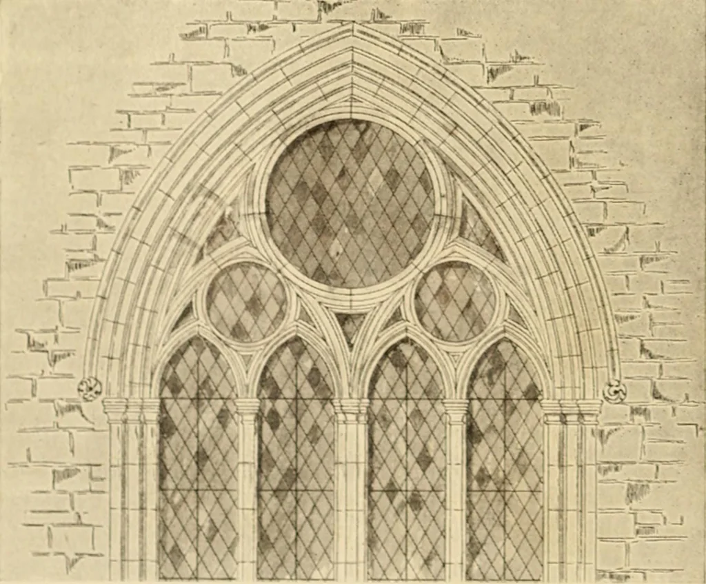 An illustration from Storied windows; a traveller's introduction to the study of old church glass, from the twelfth century to the renaissance, especially in France, 1914, leaf 39