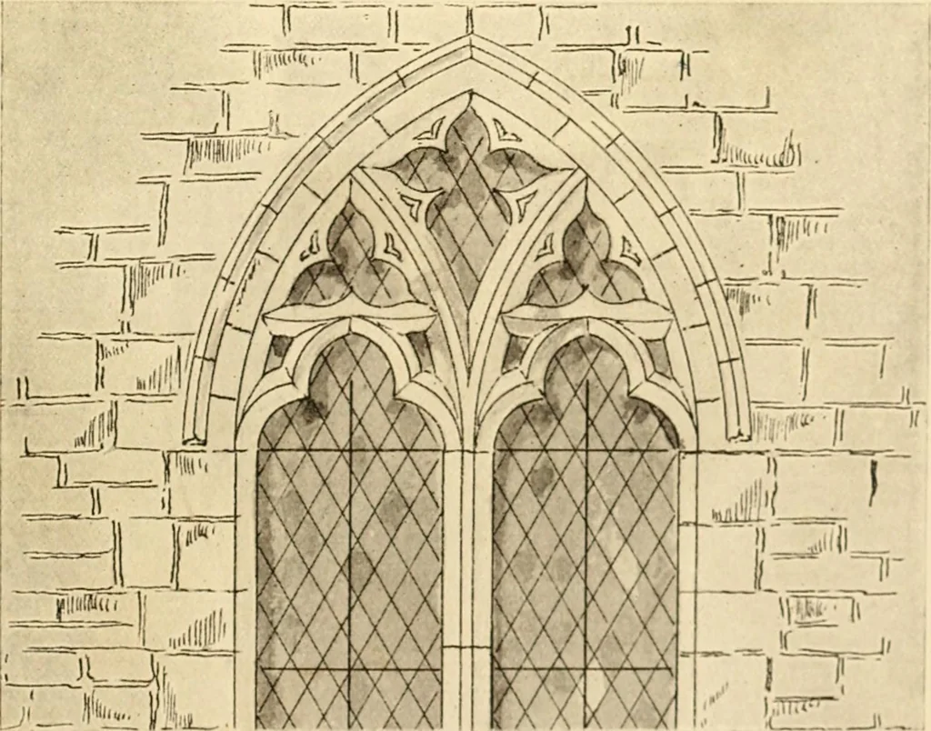 An illustration from Storied windows; a traveller's introduction to the study of old church glass, from the twelfth century to the renaissance, especially in France, 1914, leaf 42