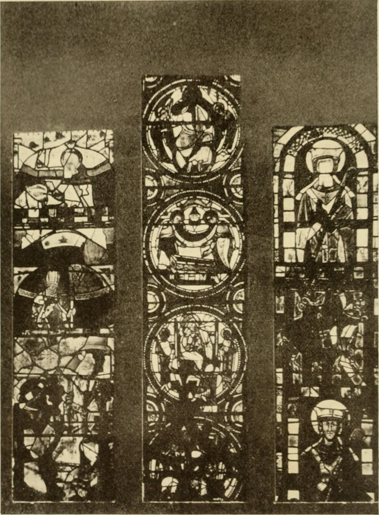 An illustration from Storied windows; a traveller's introduction to the study of old church glass, from the twelfth century to the renaissance, especially in France, 1914, leaf 49