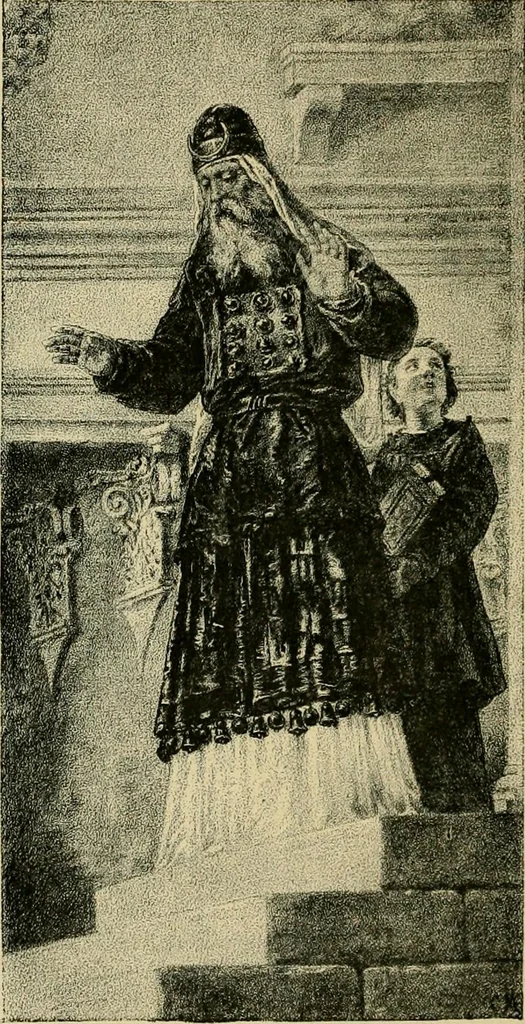 An illustration from Stories of art and artists, 1887, leaf 117