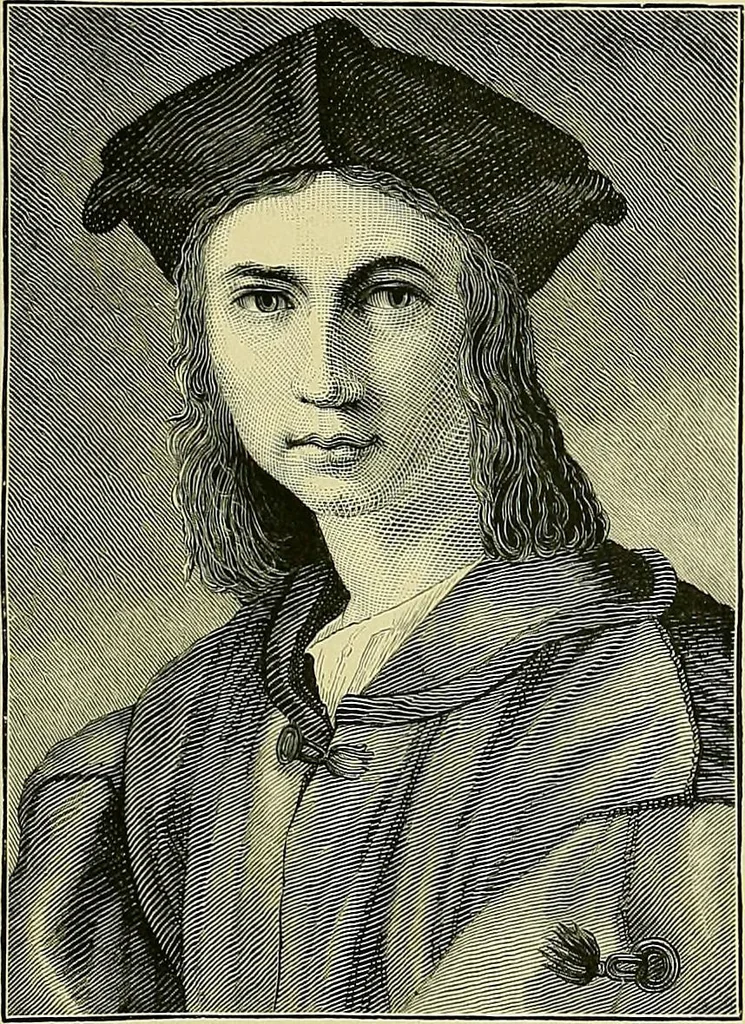 An illustration from Stories of art and artists, 1887, leaf 122