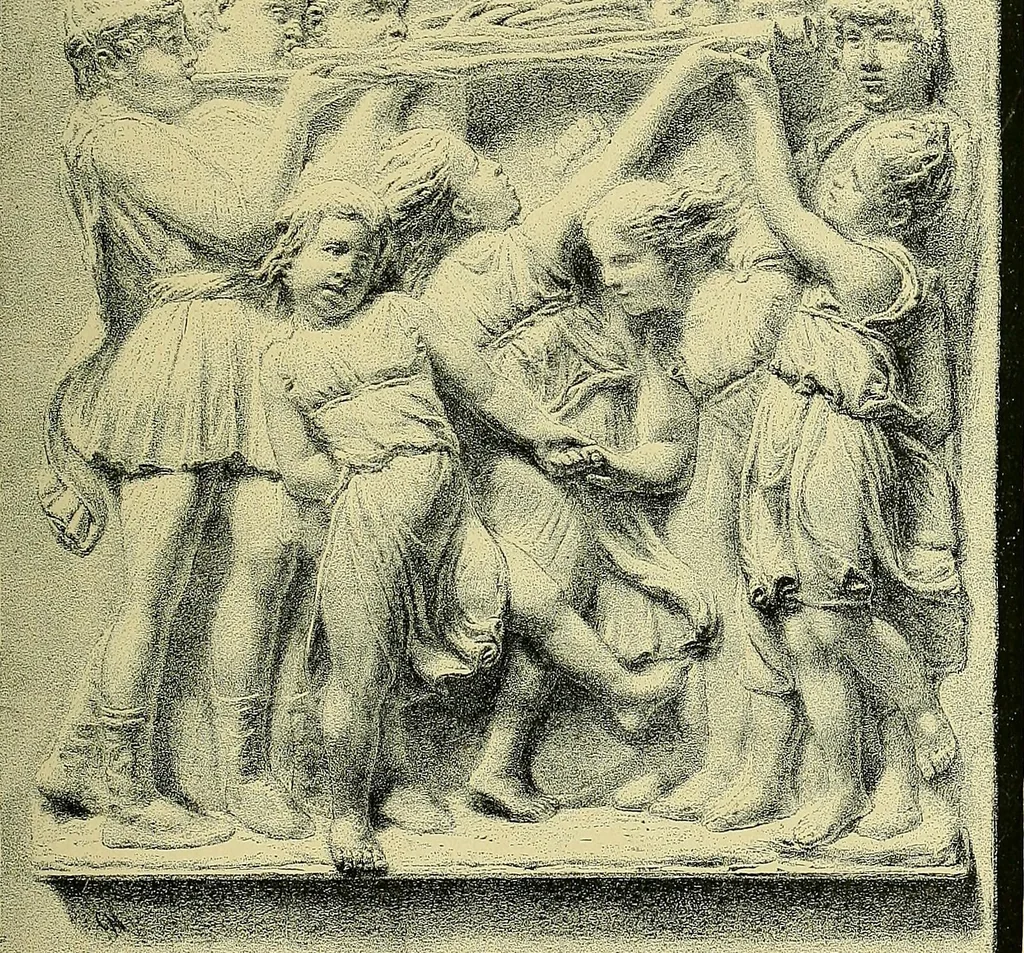 An illustration from Stories of art and artists, 1887, leaf 152