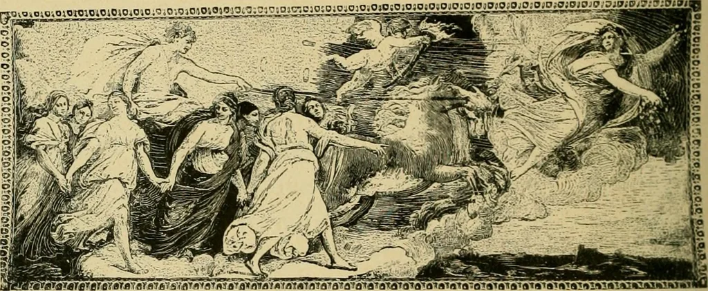 An illustration from Stories of art and artists, 1887, leaf 171