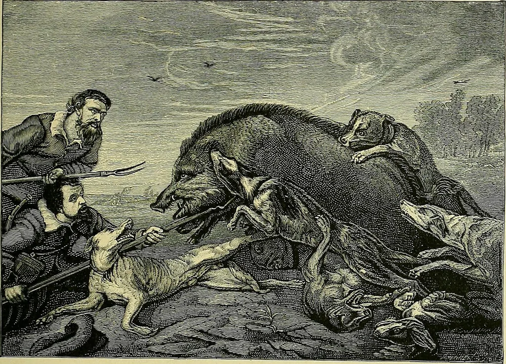 An illustration from Stories of art and artists, 1887, leaf 196