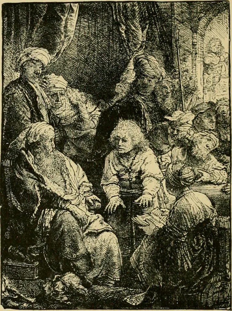 An illustration from Stories of art and artists, 1887, leaf 223