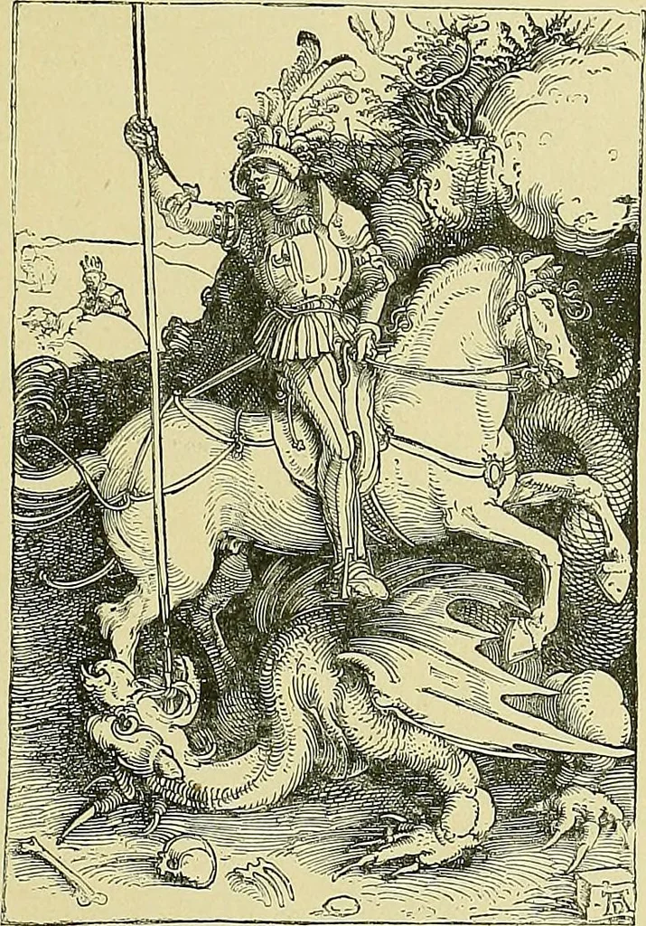 An illustration from Stories of art and artists, 1887, leaf 244