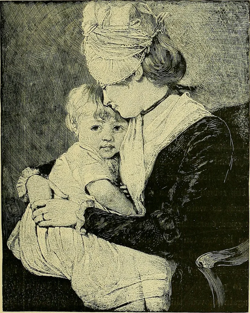 An illustration from Stories of art and artists, 1887, leaf 342