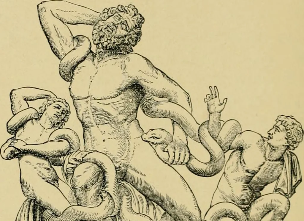 An illustration from Stories of art and artists, 1887, leaf 47