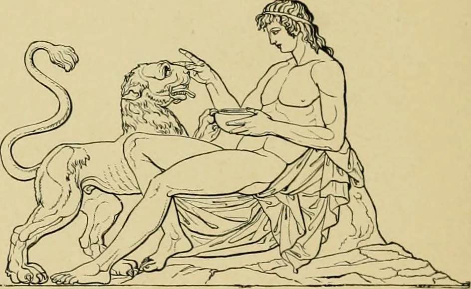 An illustration from Stories of art and artists, 1887, leaf 59