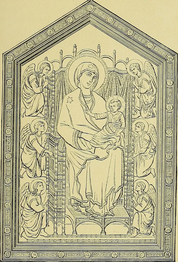 An illustration from Stories of art and artists, 1887, leaf 64