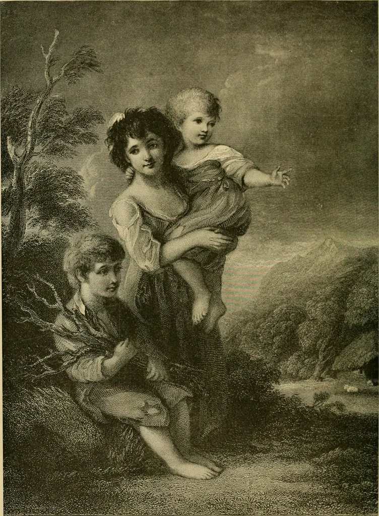An illustration from Stories of art and artists, 1887, leaf 7