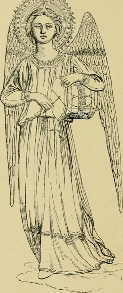 An illustration from Stories of art and artists, 1887, leaf 71