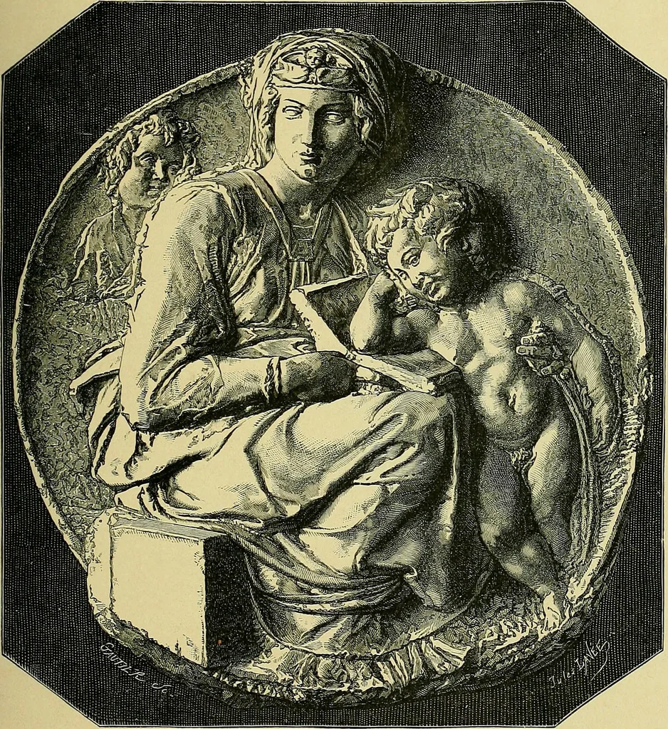 An illustration from Stories of art and artists, 1887, leaf 82