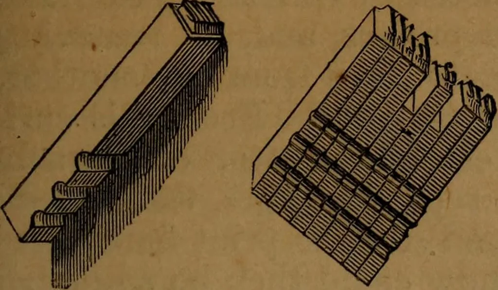 An illustration from Stories of inventors and discoverers in science and the useful arts. A book for old and young, 1860, leaf 36