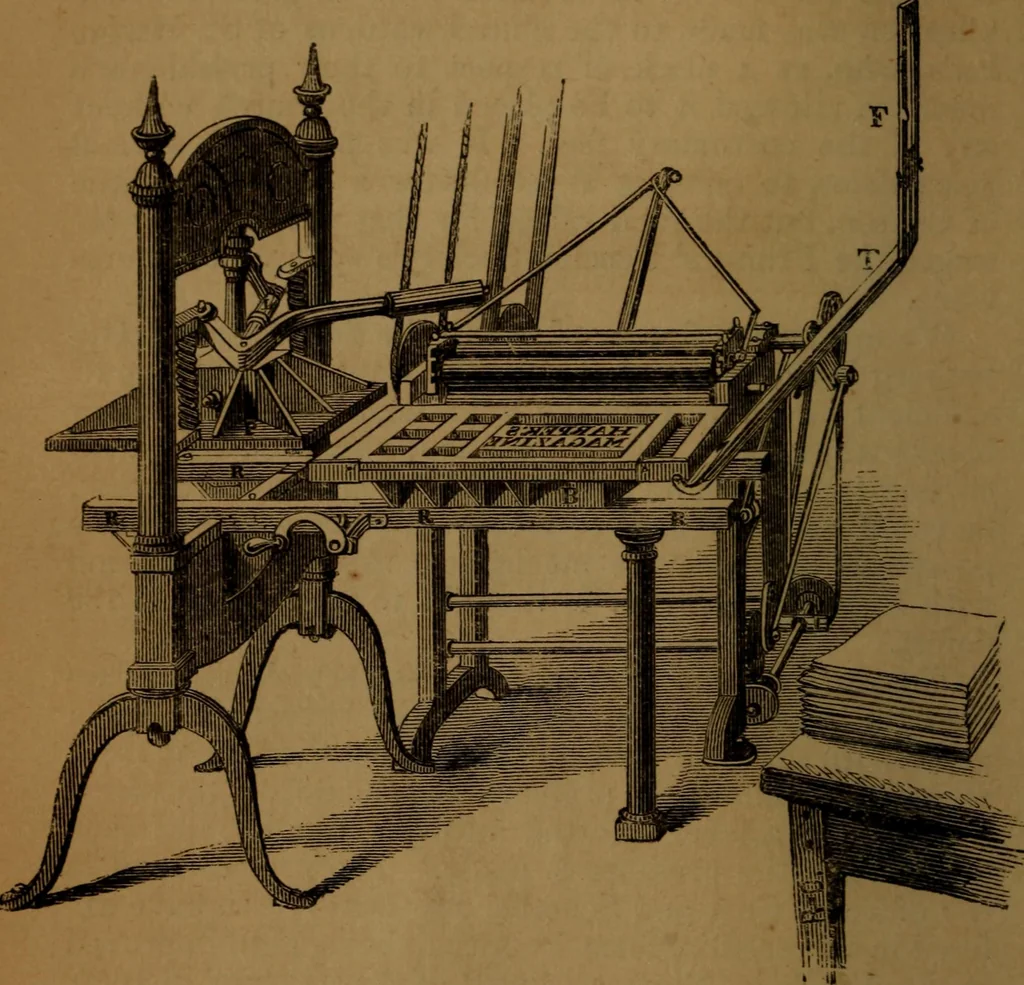 An illustration from Stories of inventors and discoverers in science and the useful arts. A book for old and young, 1860, leaf 45