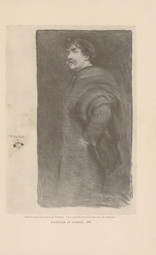 An illustration from Stories of Whistler, 1907, leaf 11