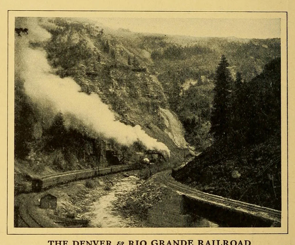 An illustration from The story of the American railroad, 1915, leaf 10